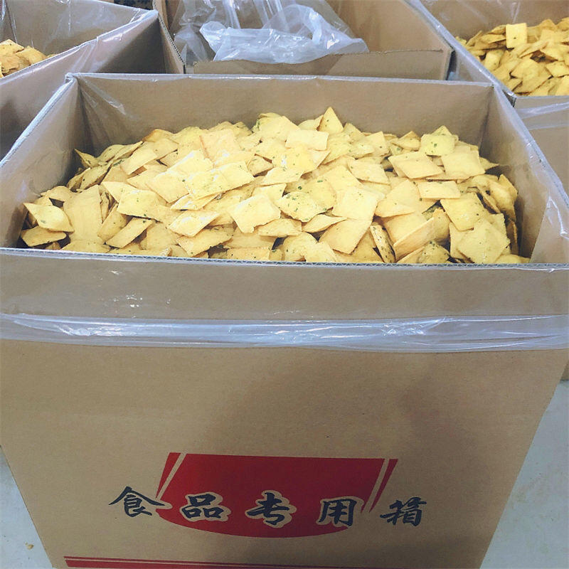 厂家直销批发膨化食品地锅脆片商超供货散装10斤一箱