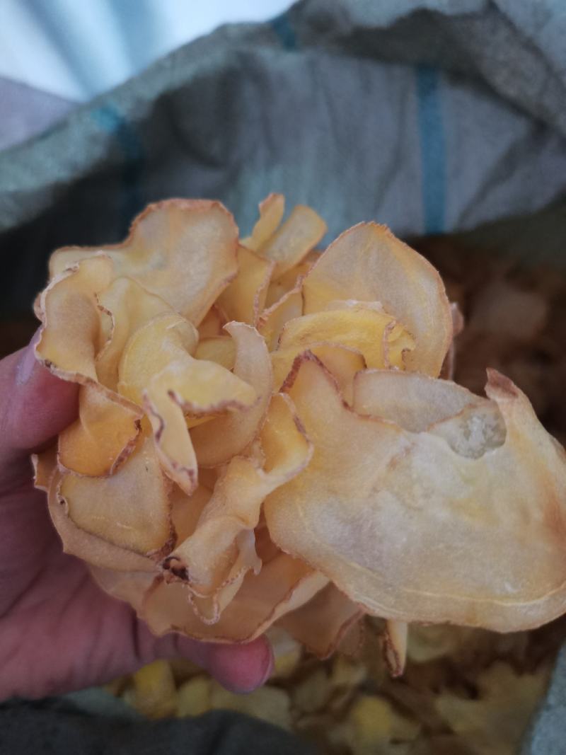 贵州黄心米拉洋芋片带皮干土豆片脱水土豆片