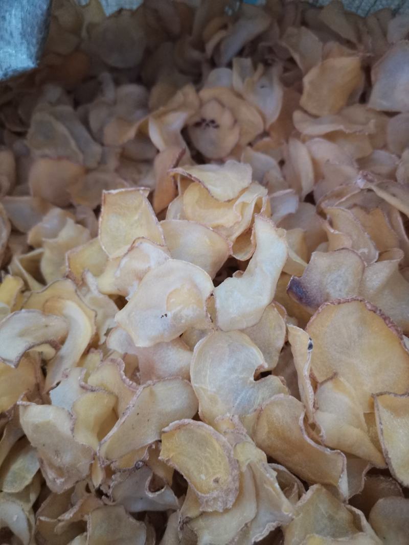 贵州黄心米拉洋芋片带皮干土豆片脱水土豆片
