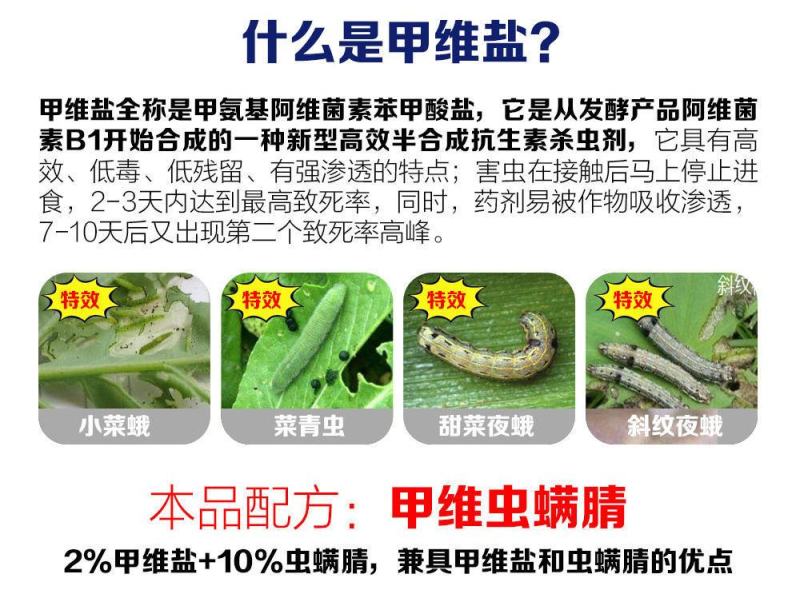 12%甲维虫螨腈持久杀虫剂菜青虫钻心虫小菜蛾蓟马虫螨腈