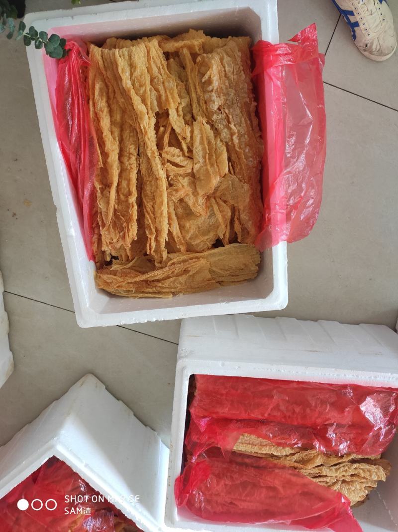 豆皮，腐竹已加工火锅必用品