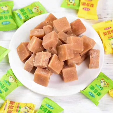 梨膏糖休闲零食适合赶集跑量1件60斤1件起批常年批发