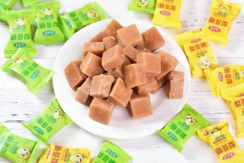 梨膏糖休闲零食适合赶集跑量1件60斤1件起批常年批发