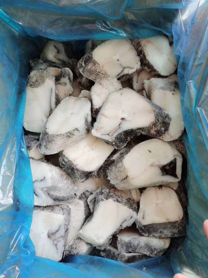 新鲜深海鳕鱼块鳕鱼深海鱼新鲜冷冻鳕鱼中段宝宝辅食鳕鱼
