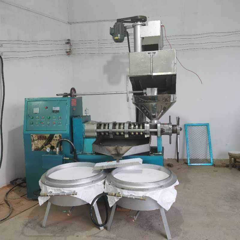 油坊用多功能螺旋榨油机冷热两用条排式菜籽花生榨油机