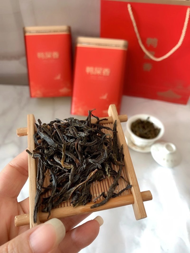 潮州凤凰山鸭屎香单丛茶茶礼礼盒一提两罐配袋