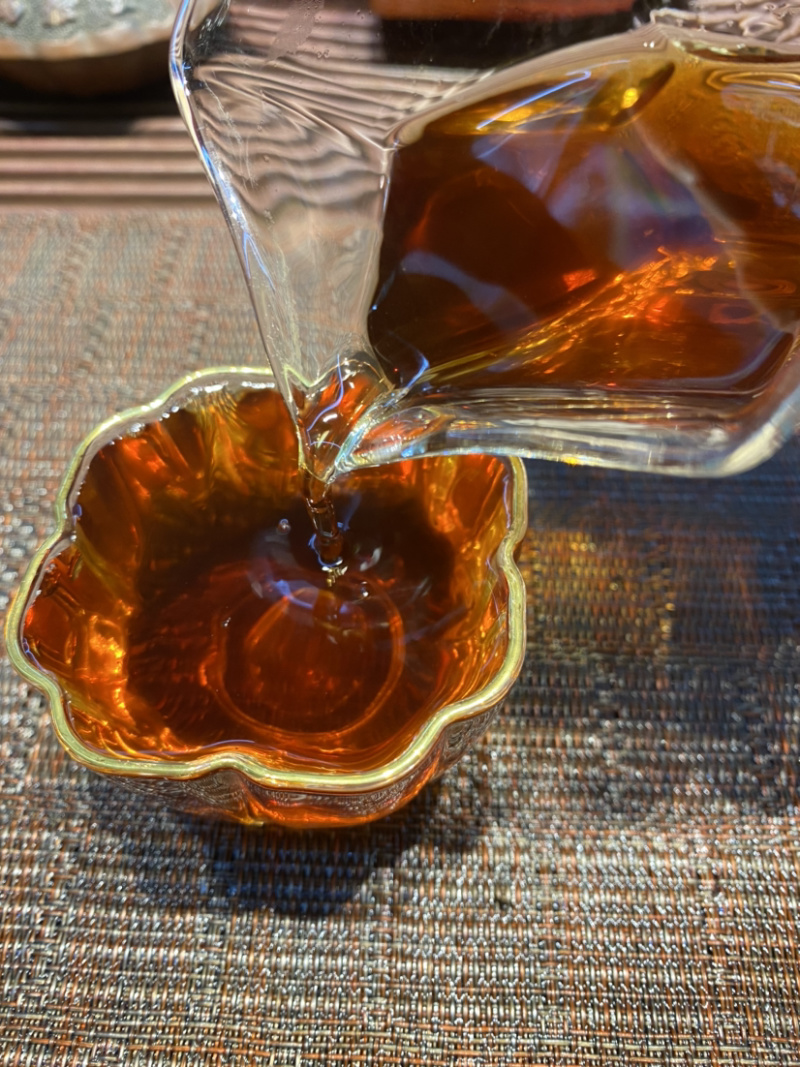 古树茶普洱茶熟茶景迈山纯料比红茶更浓厚散装500克