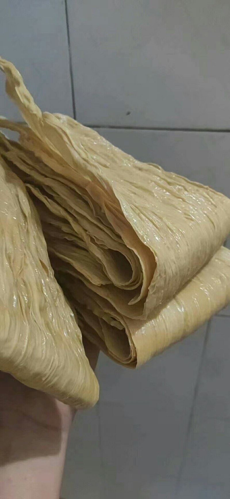 纯手工制作的鱼丝！纯手工制作的腐竹