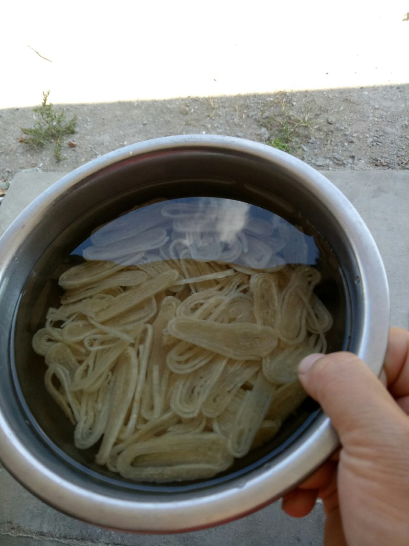 纯手工制作的鱼丝！纯手工制作的腐竹