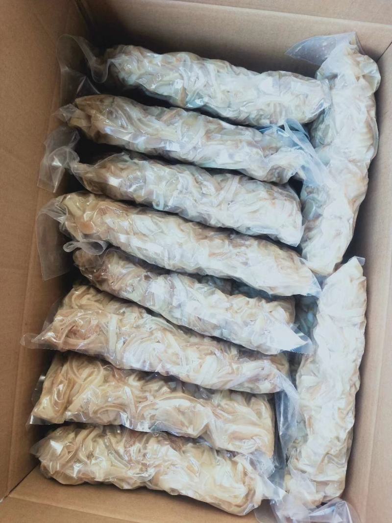 优质牛皮丝，真空包装，熟制产品，方便使用