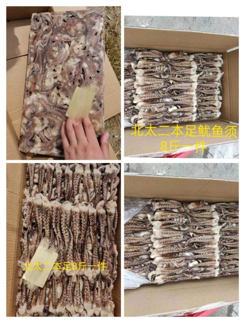 鱿鱼须单腿蹦海鲜火锅食材冷冻鱿鱼爪章鱼烧烤二本足鱿鱼