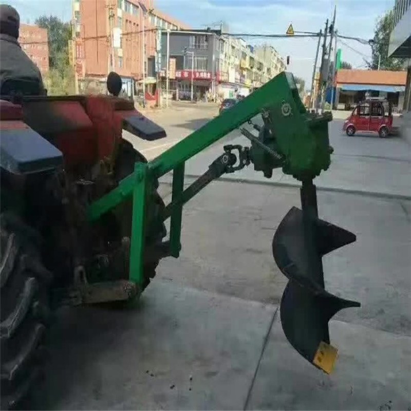 多功能植树造林挖坑机小型手提打坑转眼机手推独轮地钻
