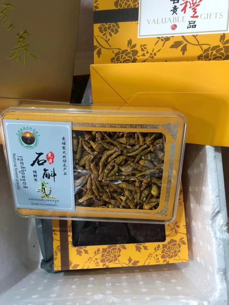 柬埔寨野生虎牙石斛，规格齐全，（野生假一赔百）