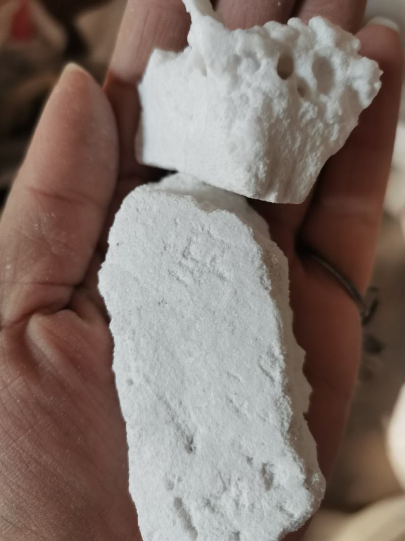 枯矾煅白矾实拍图正品矿石类中药材