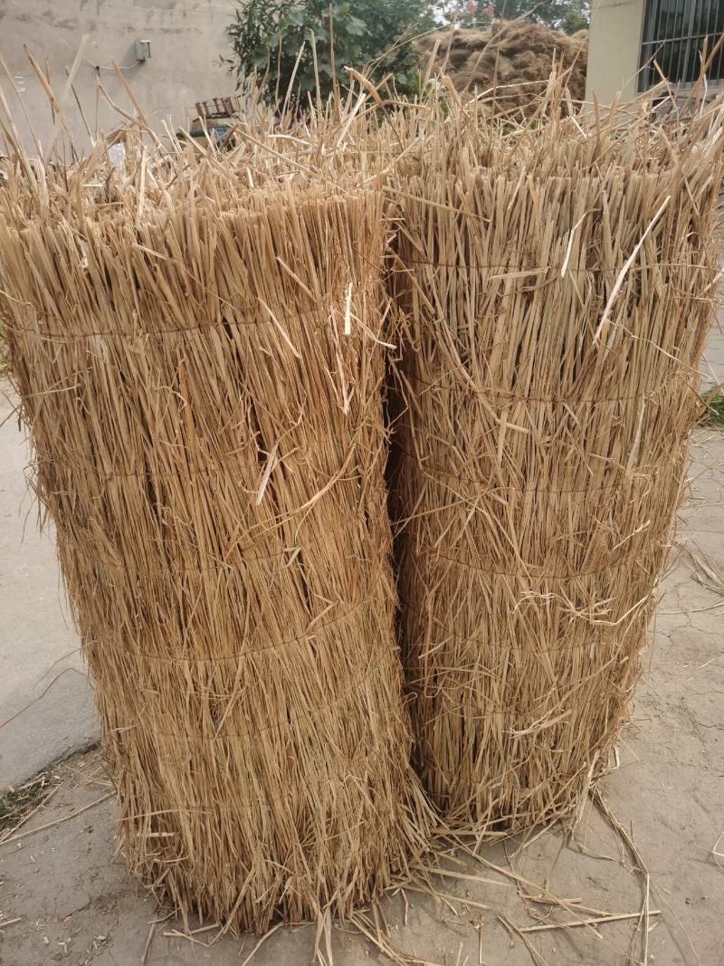 草苫稻草帘子保温蔬菜大棚草帘稻草垫子保温帘干草垫夏季隔热
