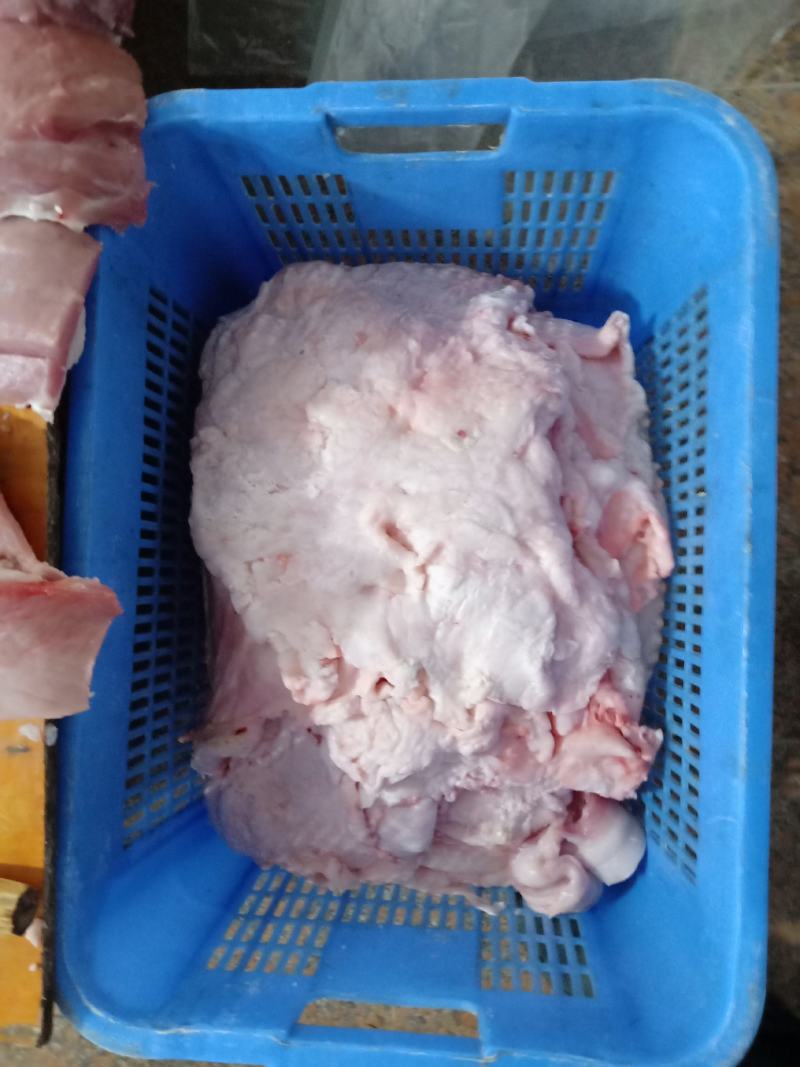 猪副产品国产猪板油冷冻
