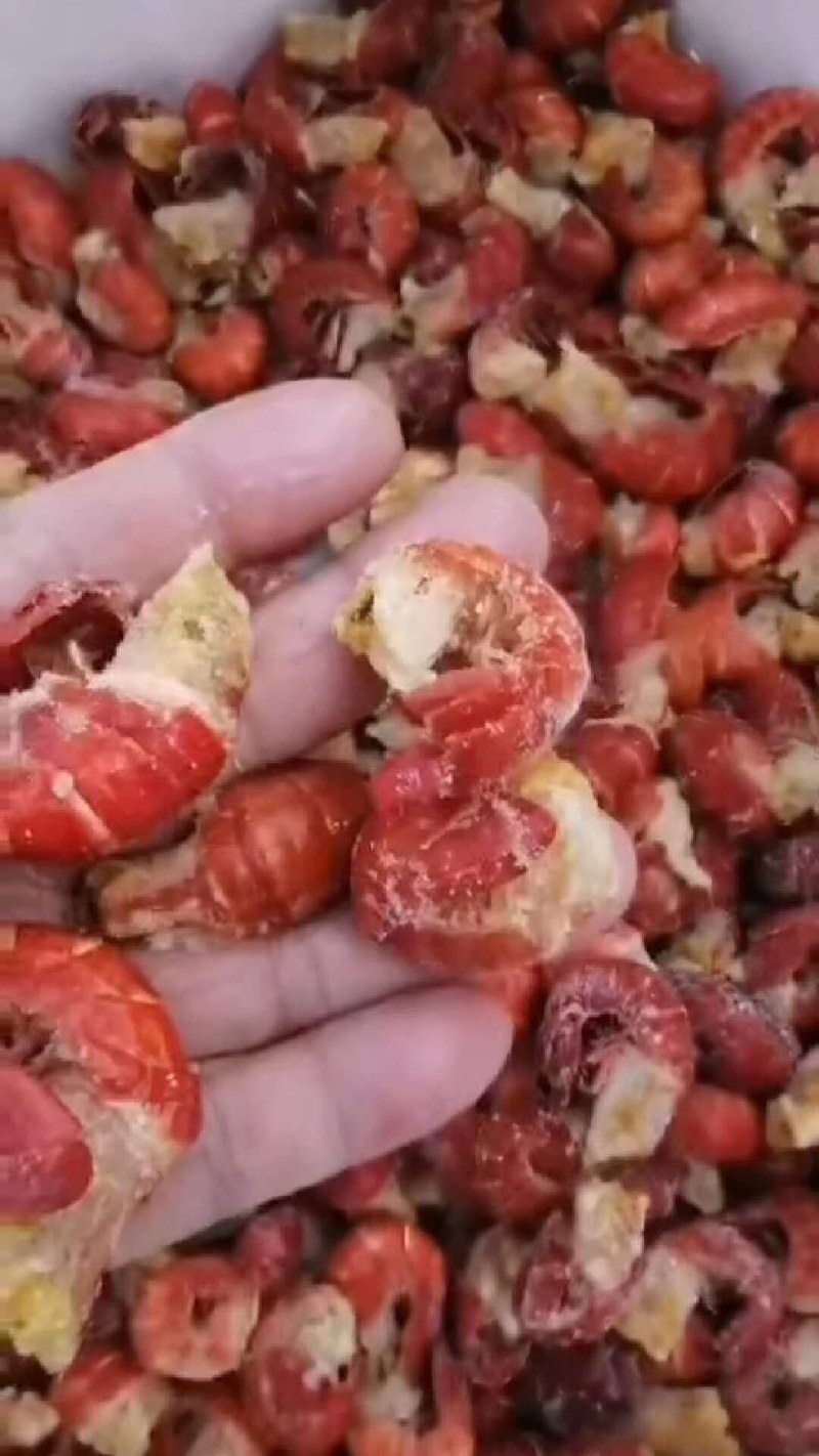 干冻虾尾无冰衣特级规格