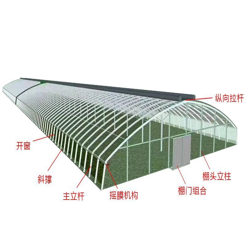 大棚骨架热镀锌花卉棚西瓜大棚养鸡鸭鹅，蔬菜大棚。葡萄大棚
