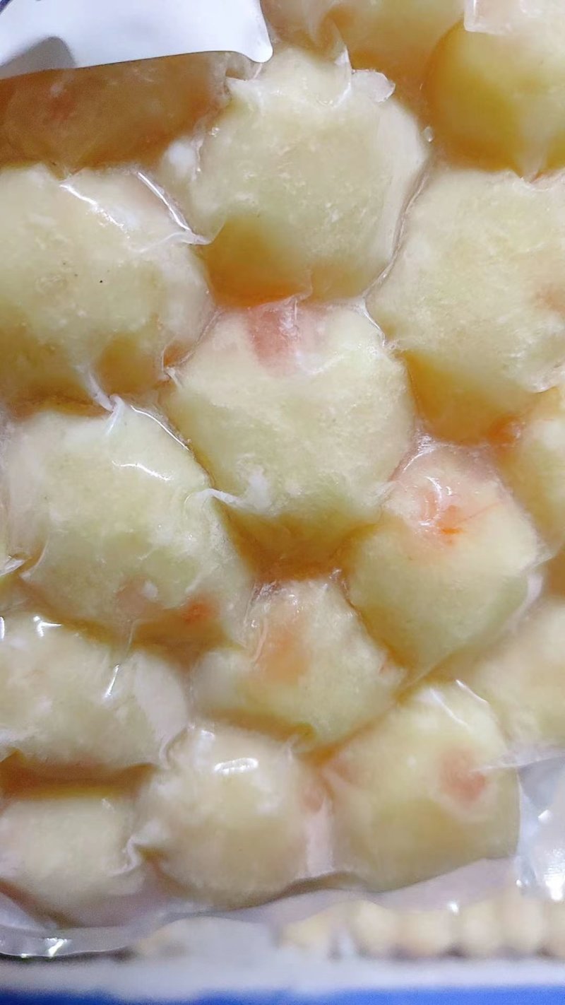 手工制作鲜虾丸鲜虾饼真材实料弹口鲜甜一包一斤装