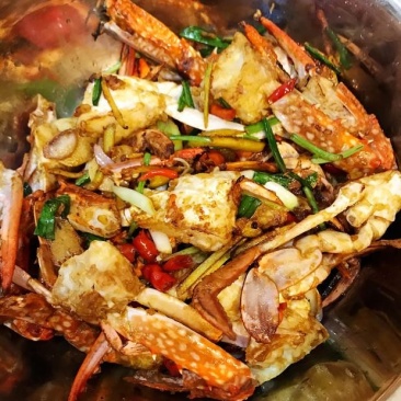 北海特色花蟹，爆炒，煮粥，多种做法，香甜可口