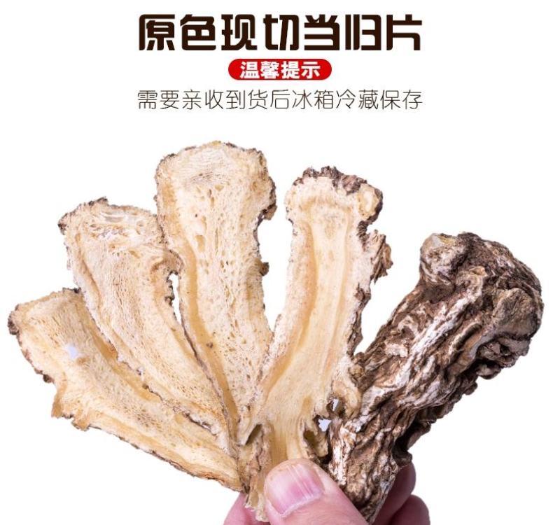 甘肃岷县当归头片批发保质量大片自然晒干当归头片