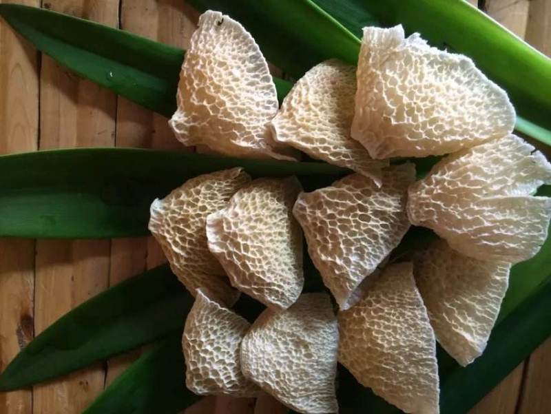 竹荪竹毛肚织金红拖竹荪菌盖食用菌盖无硫熏货真价实