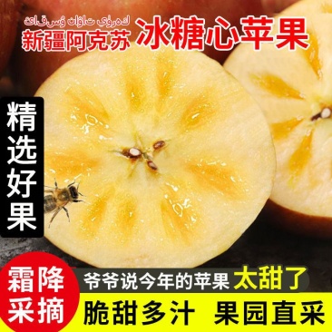 【包邮包赔】新疆特产阿克苏冰糖苹果当季新鲜5⃣斤