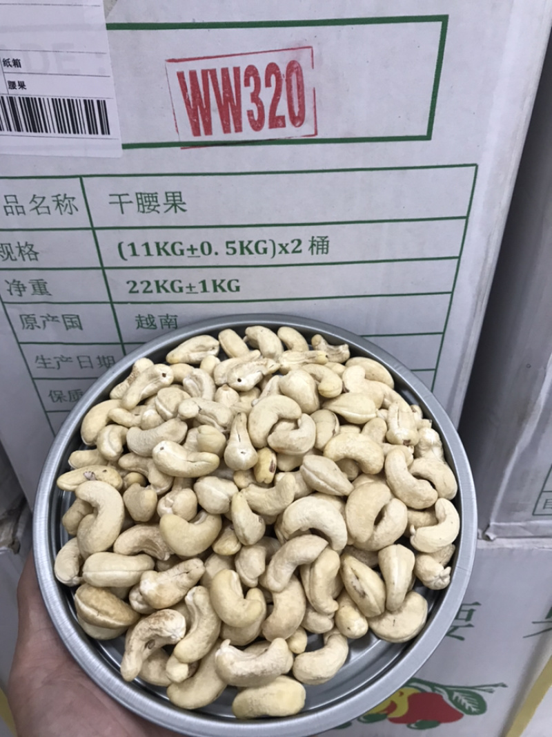 生腰果，腰果仁，干腰果，白腰果