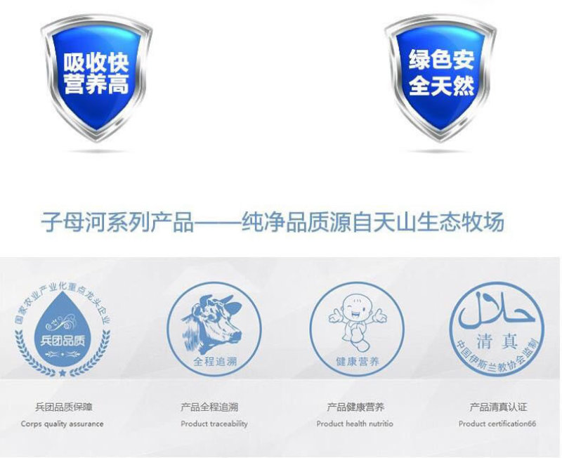 包邮新疆兵团子母河冰酸奶，网红冰淇淋酸奶，酸牛奶