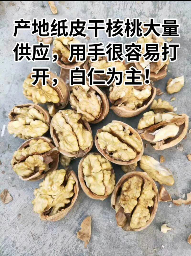 【核桃2025年新货】纸皮185薄皮33幸福大果