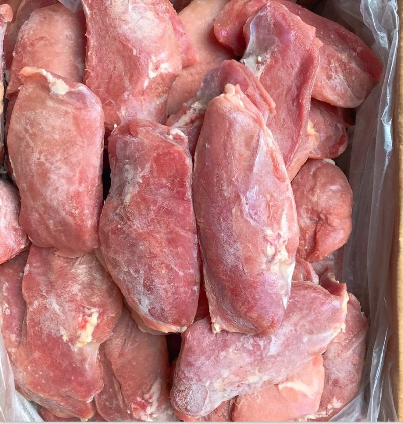 纯干货和美滨州精品新鲜冷冻去皮鸭胸肉净重20斤，吨位价更