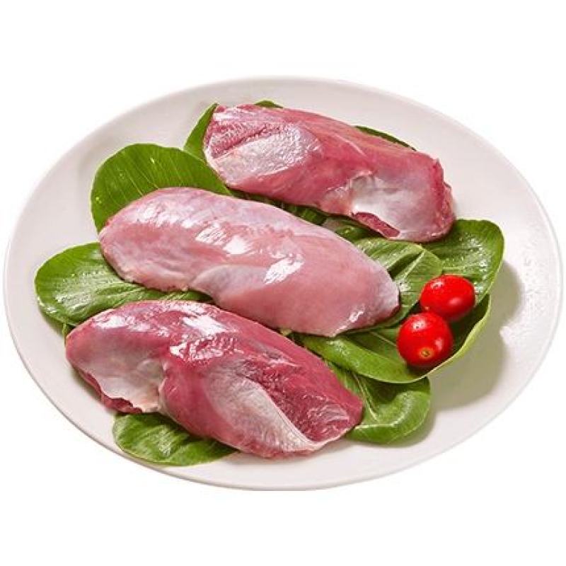 纯干货和美滨州精品新鲜冷冻去皮鸭胸肉净重20斤，吨位价更