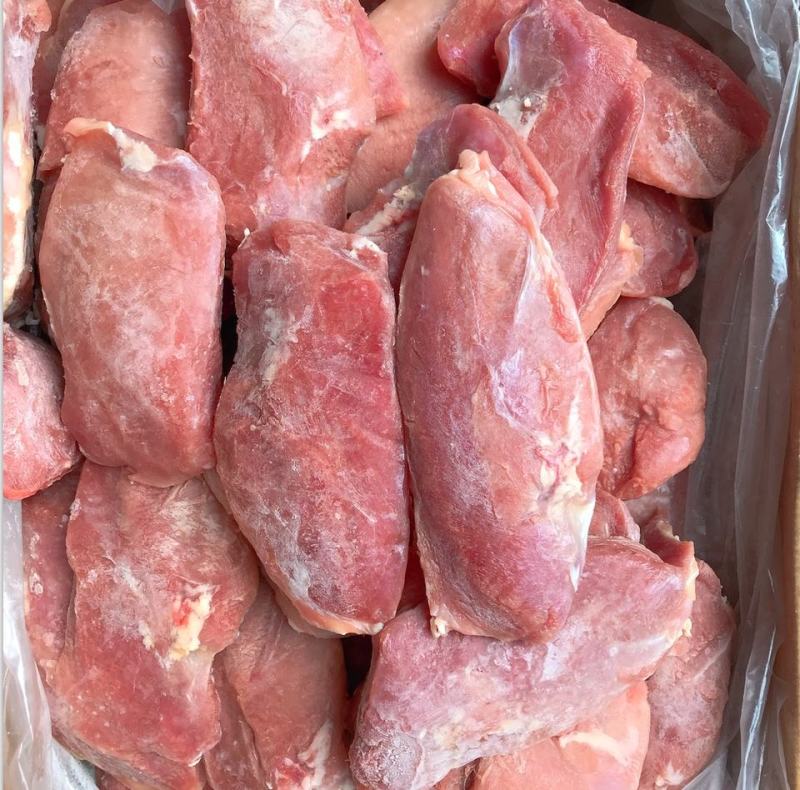 纯干货和美滨州精品新鲜冷冻去皮鸭胸肉净重20斤，吨位价更