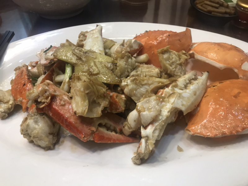 西非蓝蟹肉质饱满船冻货适合中餐大排档香辣炒