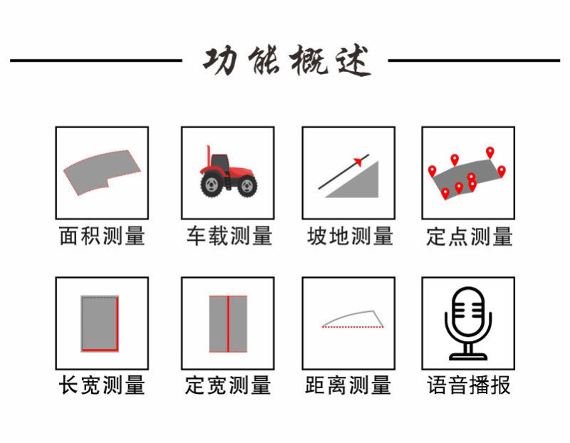 高精度测亩仪2020款〈包邮〉
