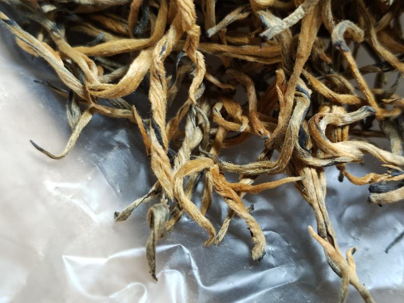 昌宁金丝红茶金豪披覆蜜糖香浓郁汤色金黄透亮
