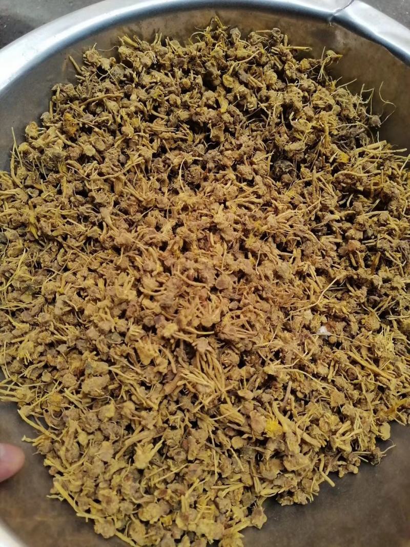 黄龙草根茶黄金果百花茶江湖地摊展销会热卖花草茶