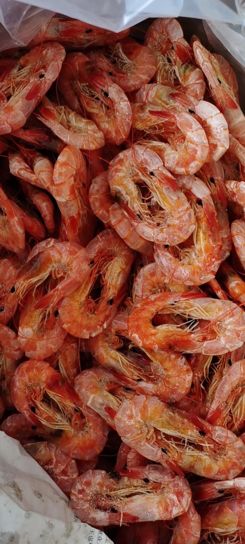 山东沾化冯家渤海湾新鲜大烤虾，无盐淡干，一件代发