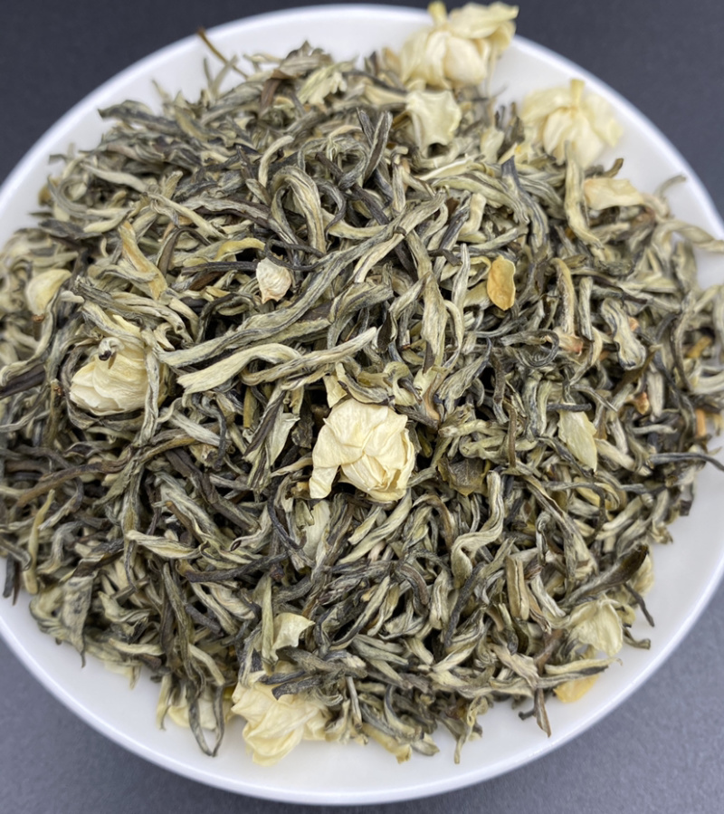茉莉花茶飘雪250克99元包邮一斤一万多个芽头呢