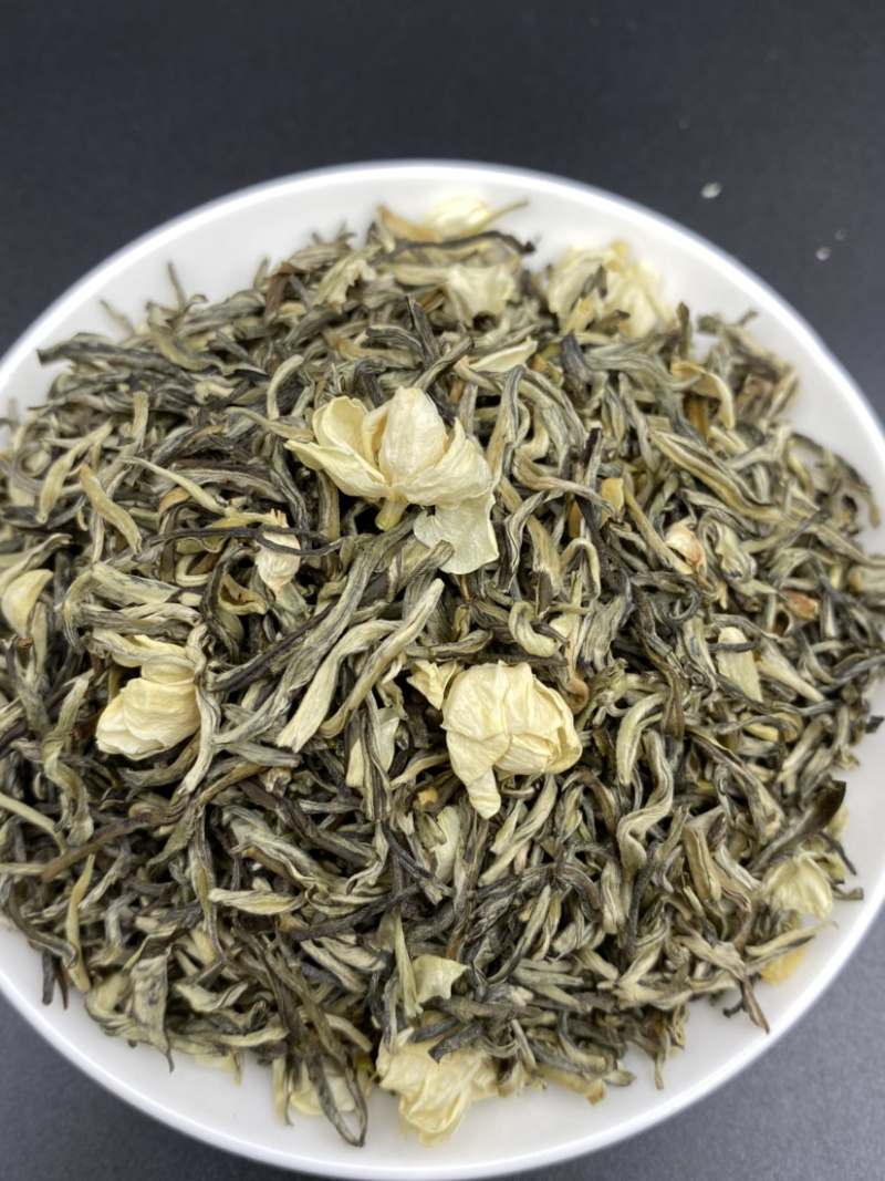 茉莉花茶飘雪250克99元包邮一斤一万多个芽头呢