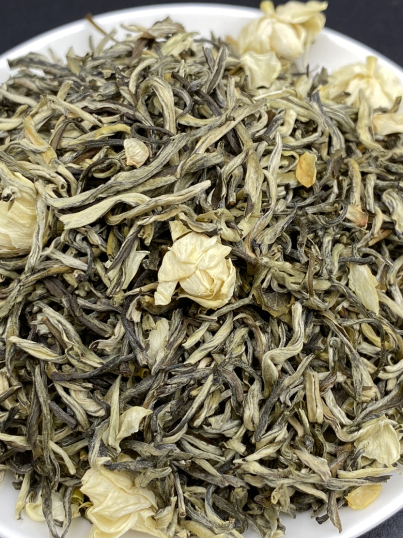 茉莉花茶飘雪250克99元包邮一斤一万多个芽头呢