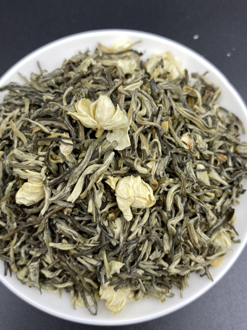 茉莉花茶飘雪250克99元包邮一斤一万多个芽头呢