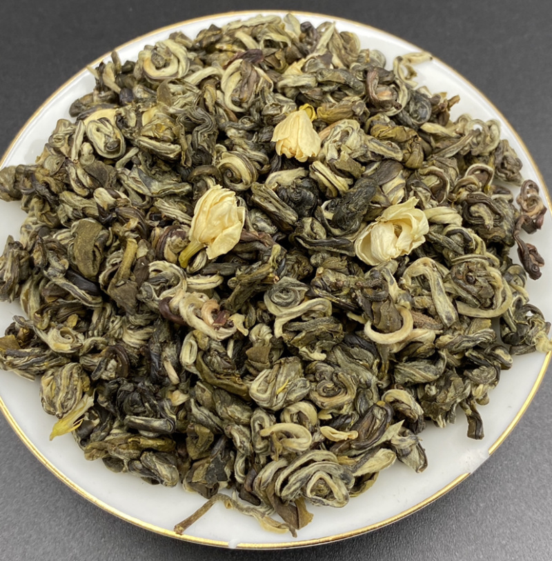 茉莉花茶绿茶碧螺春熏香五道工序好喝耐泡500克98元