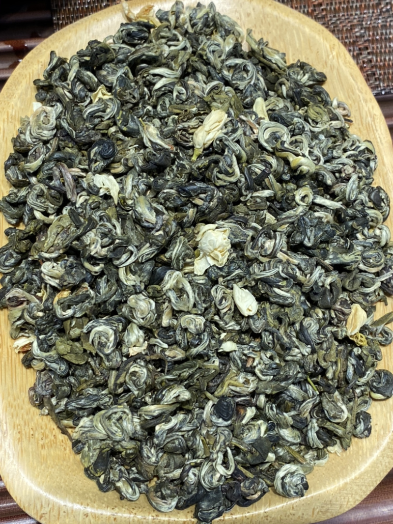 茉莉花茶绿茶碧螺春熏香五道工序好喝耐泡500克98元