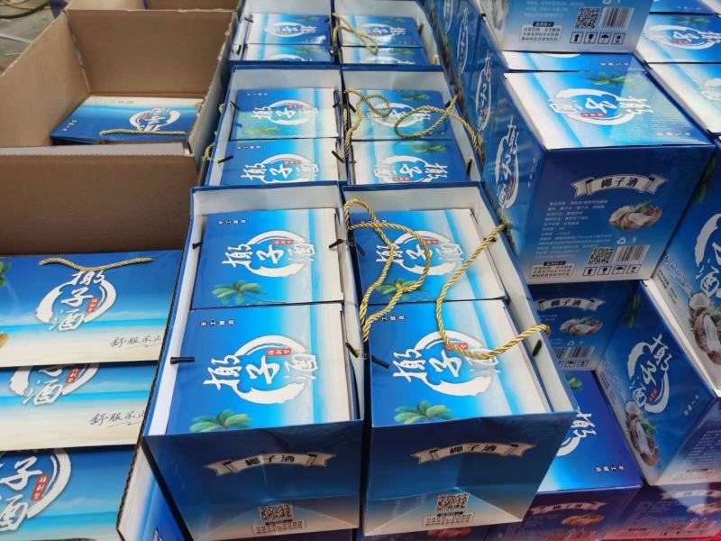 网红椰子露酒52度400ml高档礼盒装送礼白酒整箱抖音