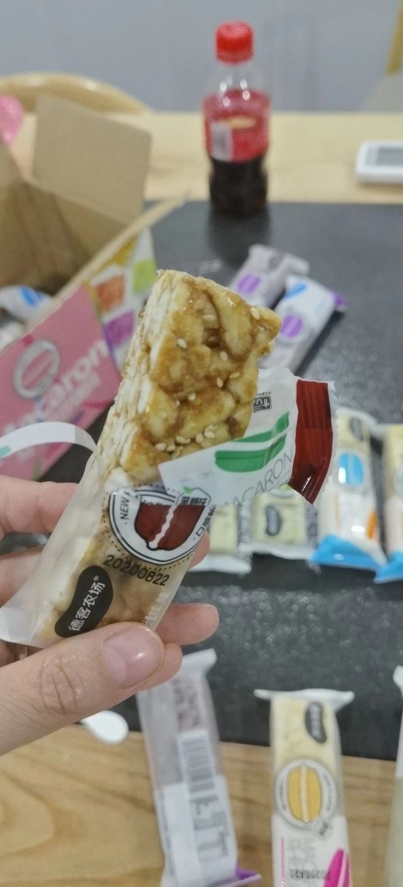 两盒价-德克农场马克龙沙琪玛，一盒六种口味，沙琪玛批发