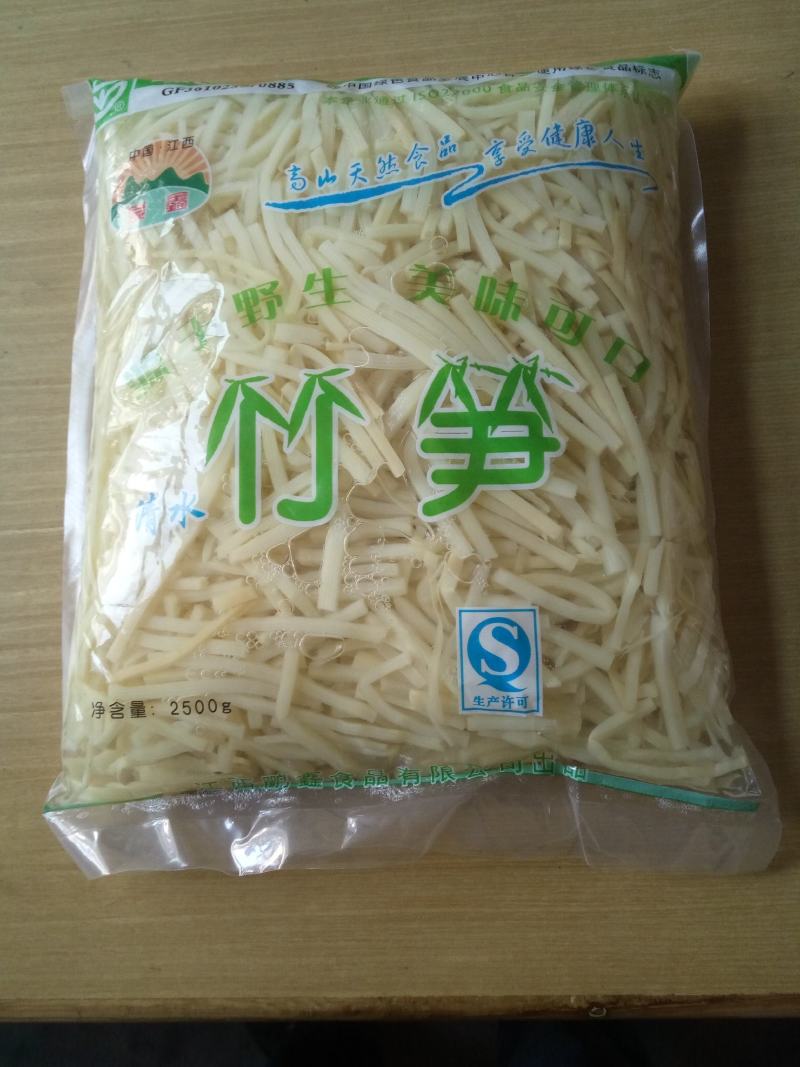 清水笋丝2500克一袋鲜嫩脆爽新鲜竹笋新鲜竹笋
