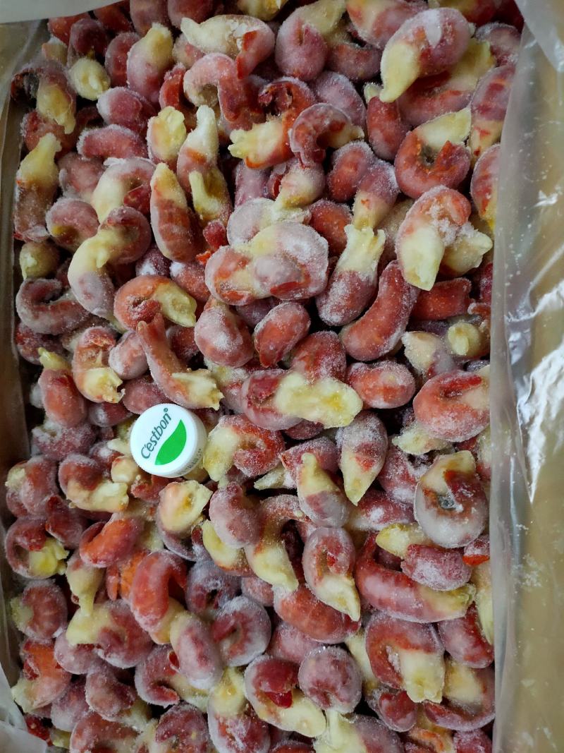 漉湖特大带冰35/粒/斤，75粒下料，龙虾尾，肉质Q弹，