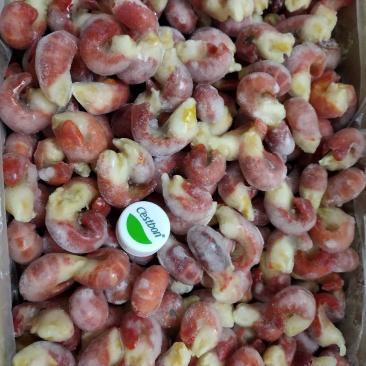 漉湖特大带冰35/粒/斤，75粒下料，龙虾尾，肉质Q弹，