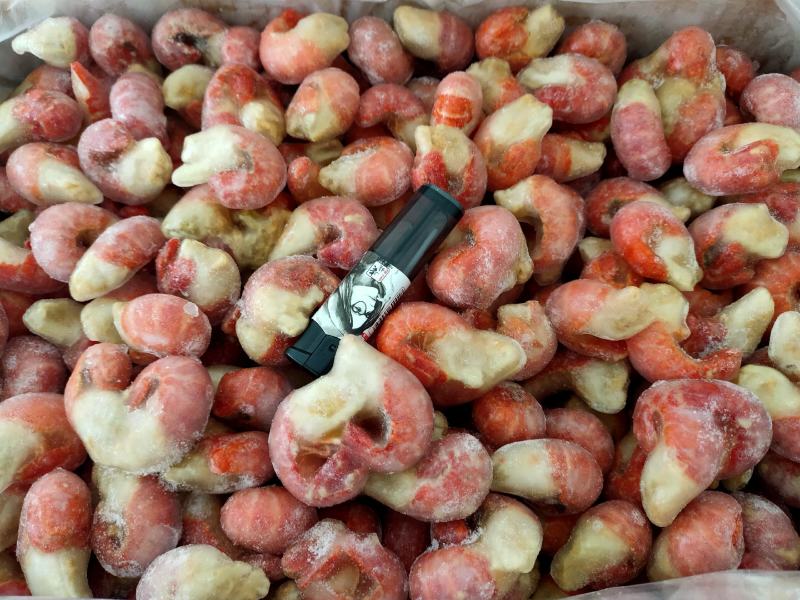 漉湖特大带冰35/粒/斤，75粒下料，龙虾尾，肉质Q弹，
